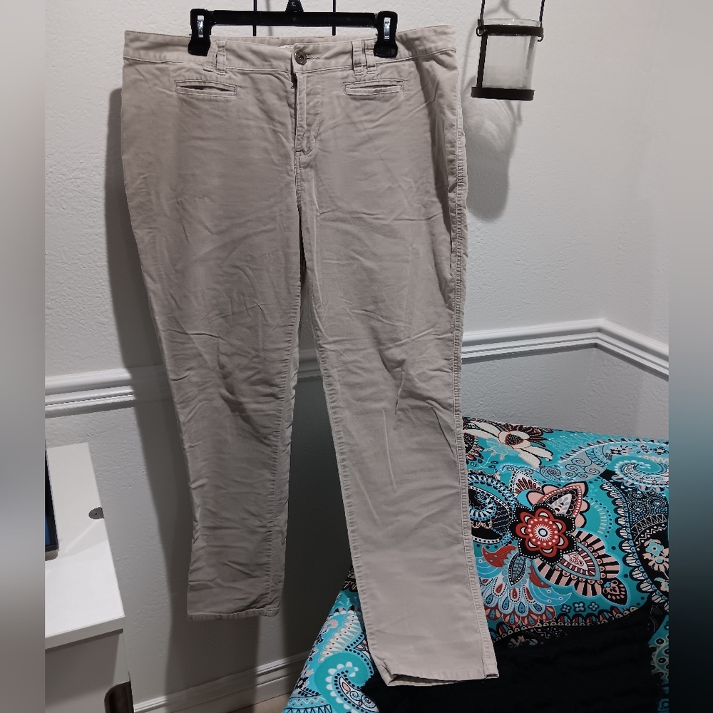 Coldwater Creek Cream Skinny Pants for Everyday Wear